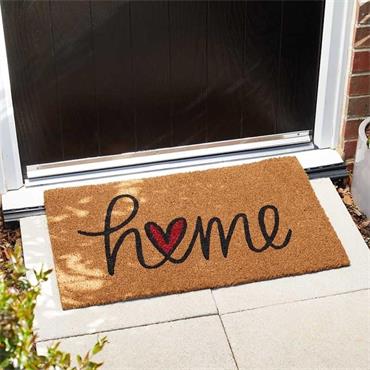 Home Is Where The Heart Is Doormat 75X45cm
