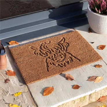 Highland Cow Decoir Mat 40 X 60 cm