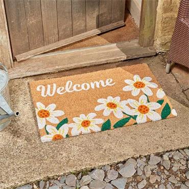 Decoir Mat Welcome Daisy 45X75cm