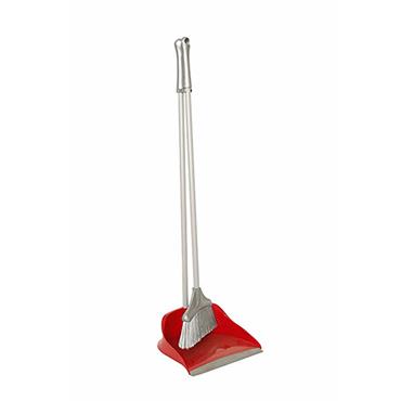 Varian Long Handle Dustpan Set Red