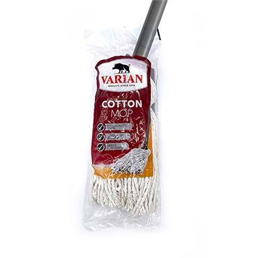 Varian Cotton Mop & Silver Handle
