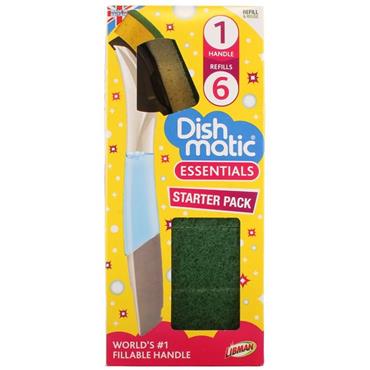 Dishmatic Sponge Handle & 6 Refills