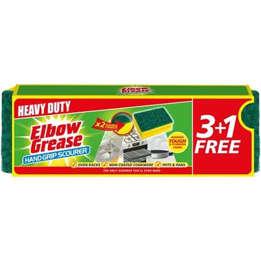 Elbow Grease Hand Grip Scourer 4Pack