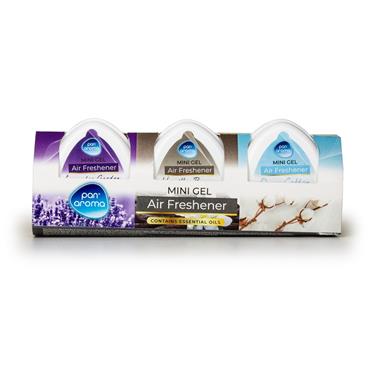 Pan Aroma Mini Gel Air Freshener 3 Pack