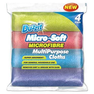 Duzzit Microfibre Cloths 4 Pack