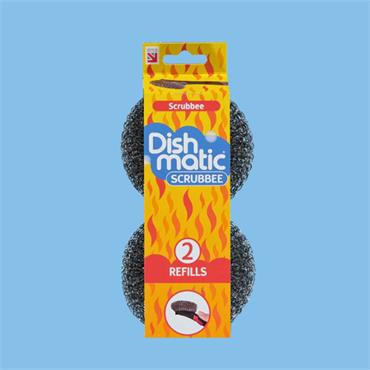 Dishmatic Scrubble Refill 2Pk