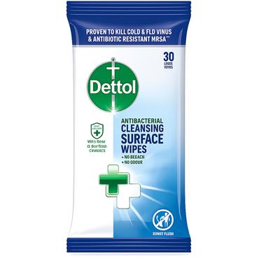 DETTOL SURFACE WIPES 30'S