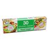 TIDYZ RESEALABLE FOOD BAGS DOUBLE ZIPPER 30'S