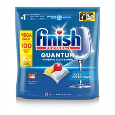 Finish Quantum Dishwasher Tablets Lemon 100s