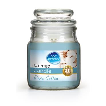 PAN AROMA JAR CANDLE PURE COTTON