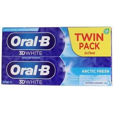Oral B 3D White Arctic Fresh Toothpaste 2Pack
