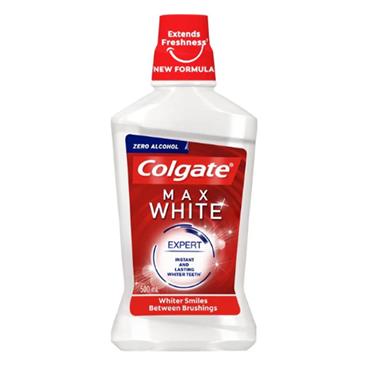COLGATE 500ML MAX WHITE MOUTH WASH MINT