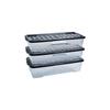 Strata Underbed Storage Box & Lid 42L 3Pack
