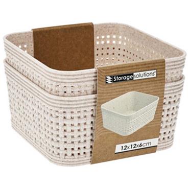 Storage Solutions Basket 120M 2PK