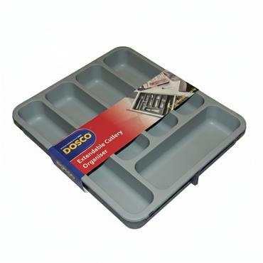 CUTLERY EXTENDABLE TRAY ANTRACITE 55321