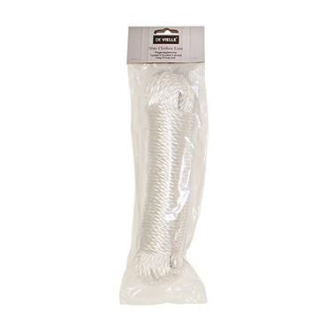 De Ville Clothes Line Rope White 30M