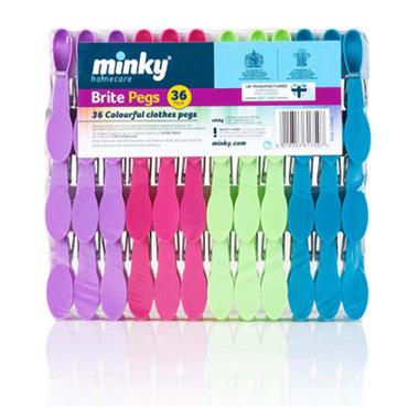 Minky Bright Grip Pegs 36 Pack
