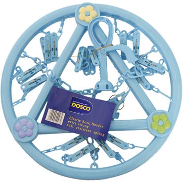 Dosco - Plastic sock hanger extra strong