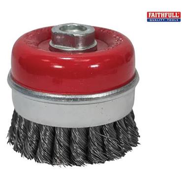 Faithfull Wire Brush Knot 80mm