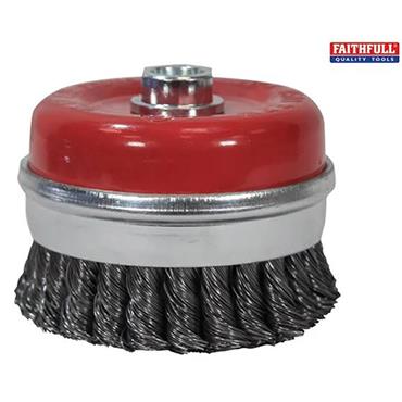 Faithfull Wire Brush Knot 100mm