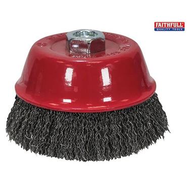 Faithfull Wire Cup Brush 100mm
