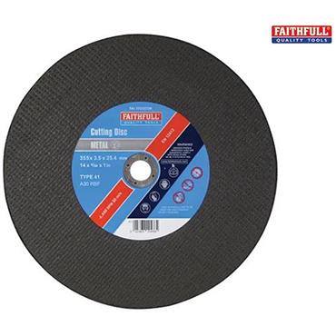 Faithfull Cut Off Stone Disc 350 X 3.5 X 25mm