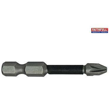 Faithfull Impact Bits Pz3 X 50mm