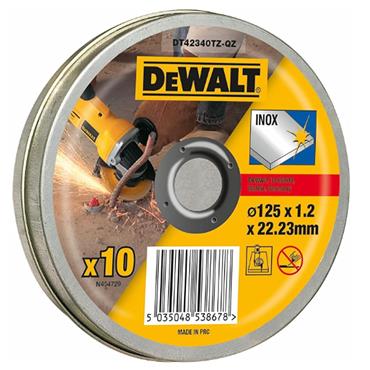 Dewalt Cutting Disc 115X1mm 10Pk Dt3506-Qz
