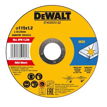 DT42335TZ PACK 10 SKIM 114MM METAL CUTTING DI