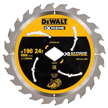Dewalt Circular Saw Blade 190mm 24T Dt40270