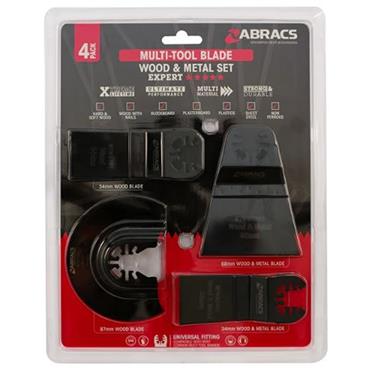 Abracs Wood/Metal Multitool 4 Piece