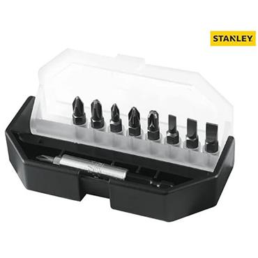 Stanley Hex Bit Set 1/4" 10 PIece