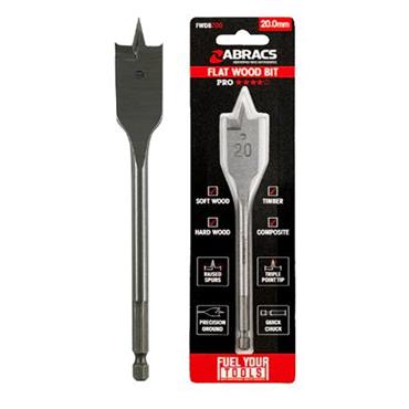 Abracs Flat Wood Drill Bit 8mm