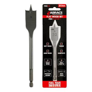 Abracs Flat Wood Drill Bit 12mm