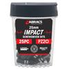 Abracs Impact Bit Pz2 25mm 5 Pack