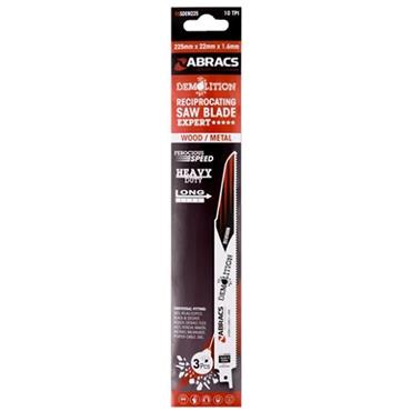Abracs Recip Blade 225mm Demo 3 Pack