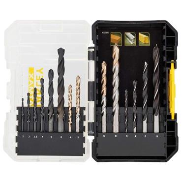Stanley 14 Pce Masonry/Metal/Wood Set