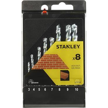 Stanley Drill Bit Std Mas 3-10mm STA56040-QZ