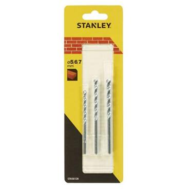 Stanley Drill Bit Std Mas 5,6,7mm Set