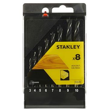 Stanley Drill Bit, Bradpoint 3-10mm