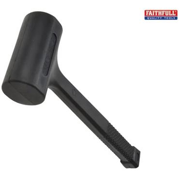 Faithfull Deadblow Hammer Black Pvc 1.5Lb