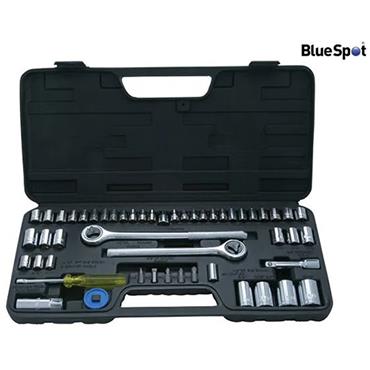 Bluespot Socket Set 52 Metric 1/4, 3/8 & 1/2"