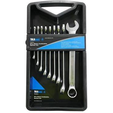 Talatools Metric Combi Spanner Set 6â€“19mm 9Pc
