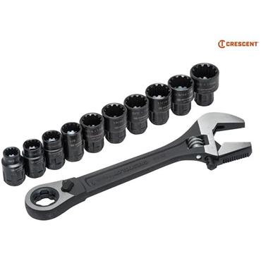 Crescent Pass Thru Wrench Set 11Piece