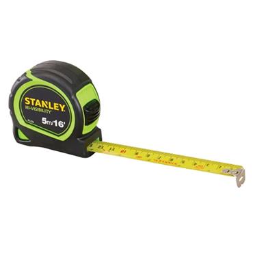 Stanley Hi-Vis Tape 5m
