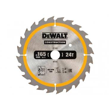 Dewalt Csb Construction blade 165x20 24 & 36t