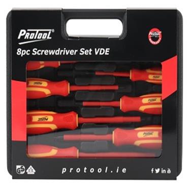 Protool Vde Screwdriver Set 8Pce