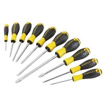 STA060211 STANLEY ESSENTIAL 10PC SCREWDRIVER