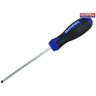 Faithfull Soft Grip Screwdriver 100mm X 4mm