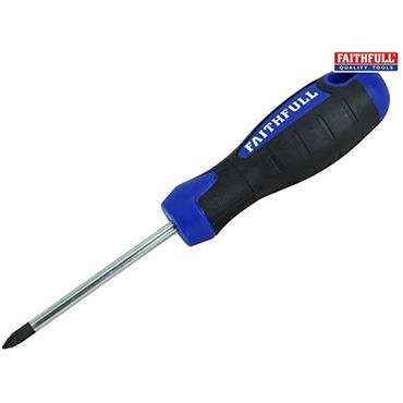Faithfull Soft Grip Screwdriver 1Pz X 75mm